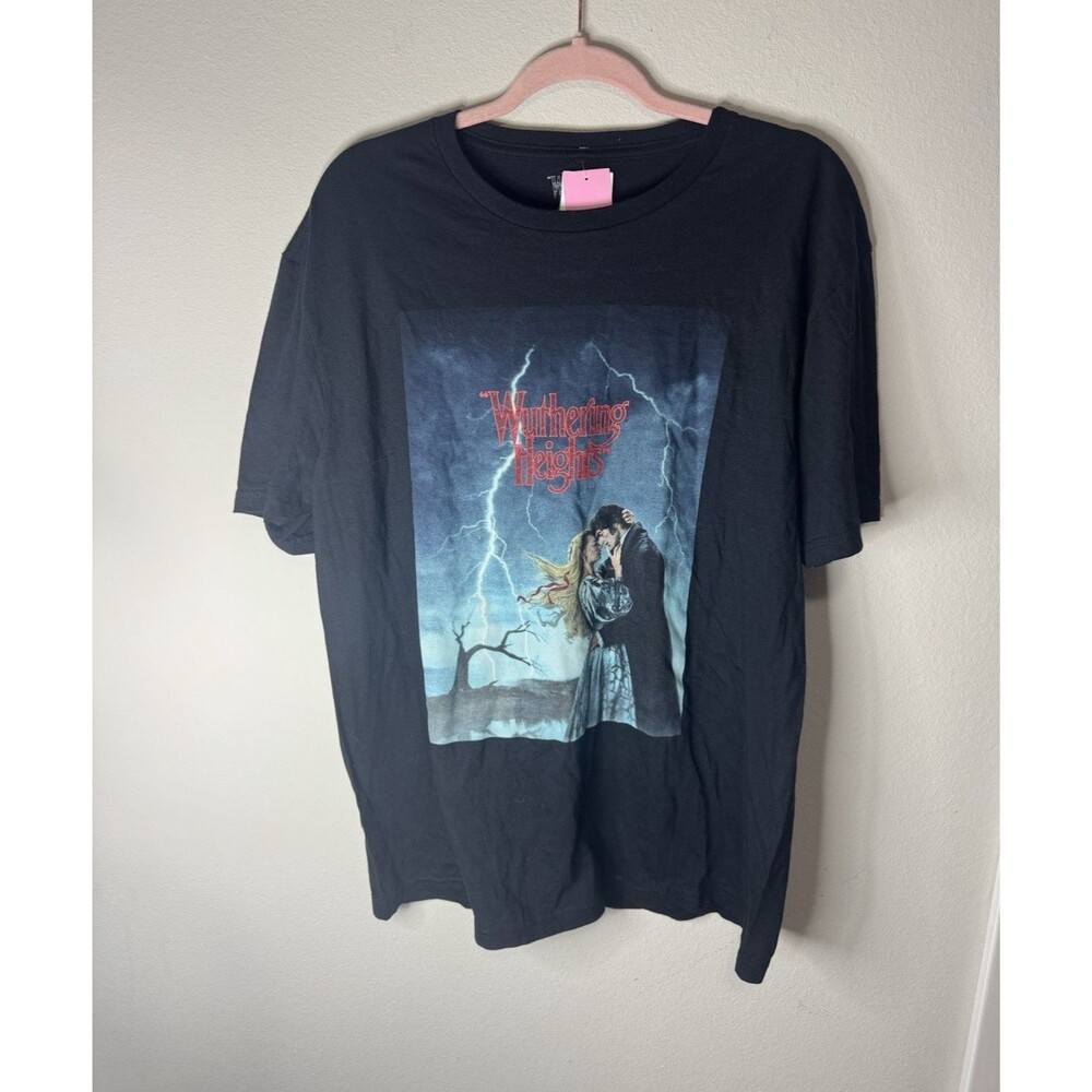 Wuthering Heights Black Graphic Print Crew Neck Short Sleeve T-Shirt Men’s L